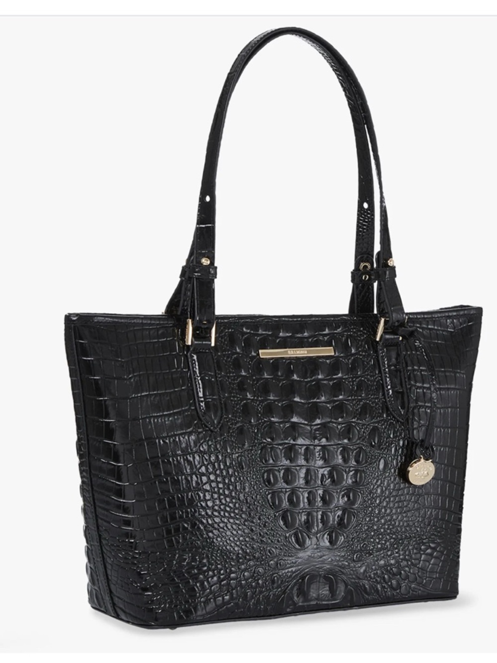 Brahmin The Medium Asher Tote Black 16.5”W X 9.5" H